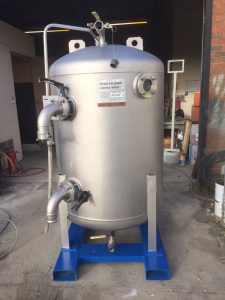 low pressure blasting bead blasting tank refurbishment cylinder refurb