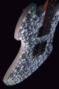 Hydro Dipped BC Rich Mocking Bird Guitar Skulls