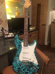 Hydro Dipped Encore E6 Electric Guitar Casino