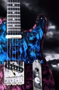 Hydro Dipped StrummA Tele Style Electric Guitar Customise