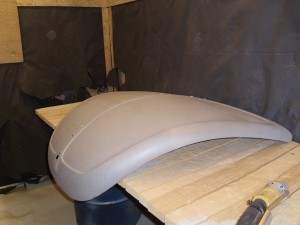 Low Pressure Blasting 1978 VW Beetle Blasted Glass Grit Primed rust buster 