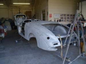 Low Pressure Blasting Glass Grit 1950's Sunbeam Alpine  (3)