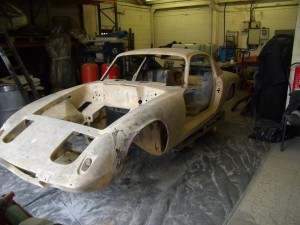 Low Pressure Blasting Lotus Elan fibre glass