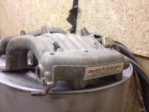 Low Pressure Blasting Toyota mr2 Bead Blasted