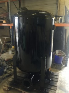 Low Pressure Blasting Vessel Blasted primed and painted