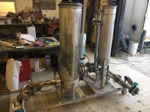 low pressure blasting bead blasting tank refurbishment cylinder refurb